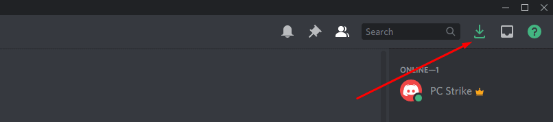 Update Failed Discord Update Button