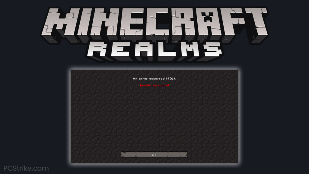 Fix Minecraft Realms Invalid Session ID Easy Guide PC Strike
